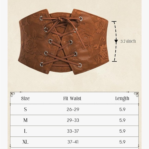 🎁NIP Corset Belt (Snaps and Elastic Back) - Picture 3 of 7